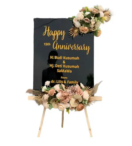 Papan Bunga Akrilik Sirapan