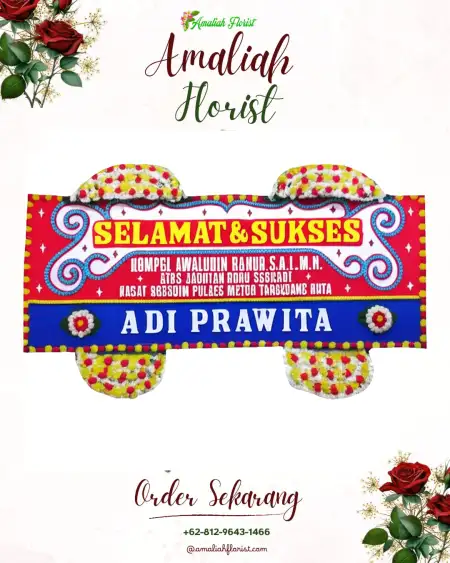 Papan Bunga Ucapan Selamat Sirapan